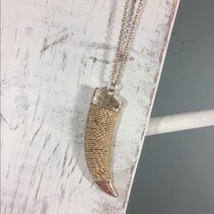 🌟🌟 60” necklace with tusk medallion 🌟🌟